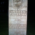 Andrew Patterson Headstone