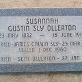 Susannah Gustin Headstone