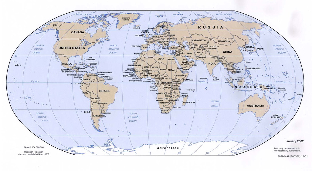 world Map 2002