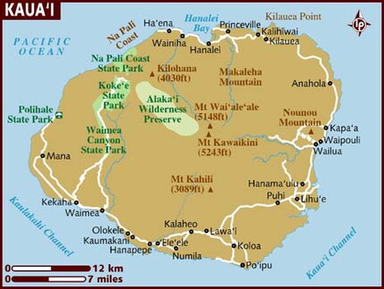 map kauai