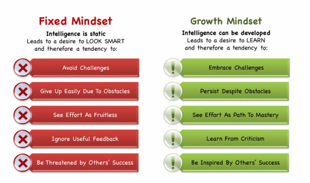 Image result for growth vs fixed mindset
